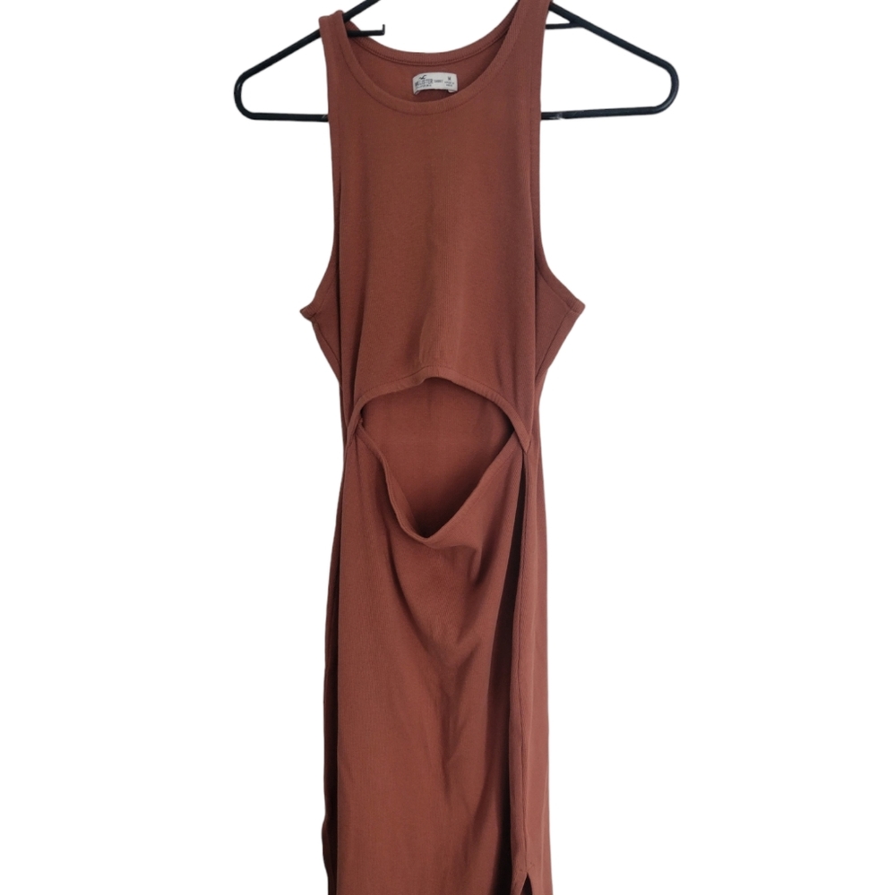 Hollister cut out ribbed dress Medium